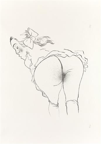 GEORGE GROSZ Two lithographs.